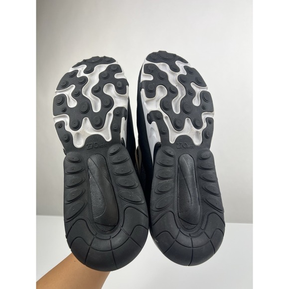 Nike Air Max 270 React Sneakers Men Size 9.5 Op-Art Black Grey Basketball Shoes main image 5